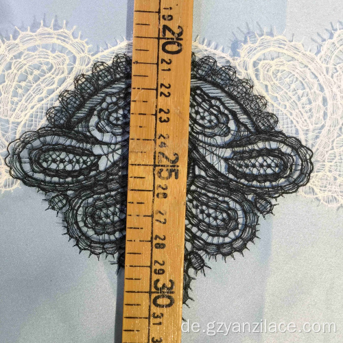 Schwarzer Rand Lace Ribbon Trim für Kleidung